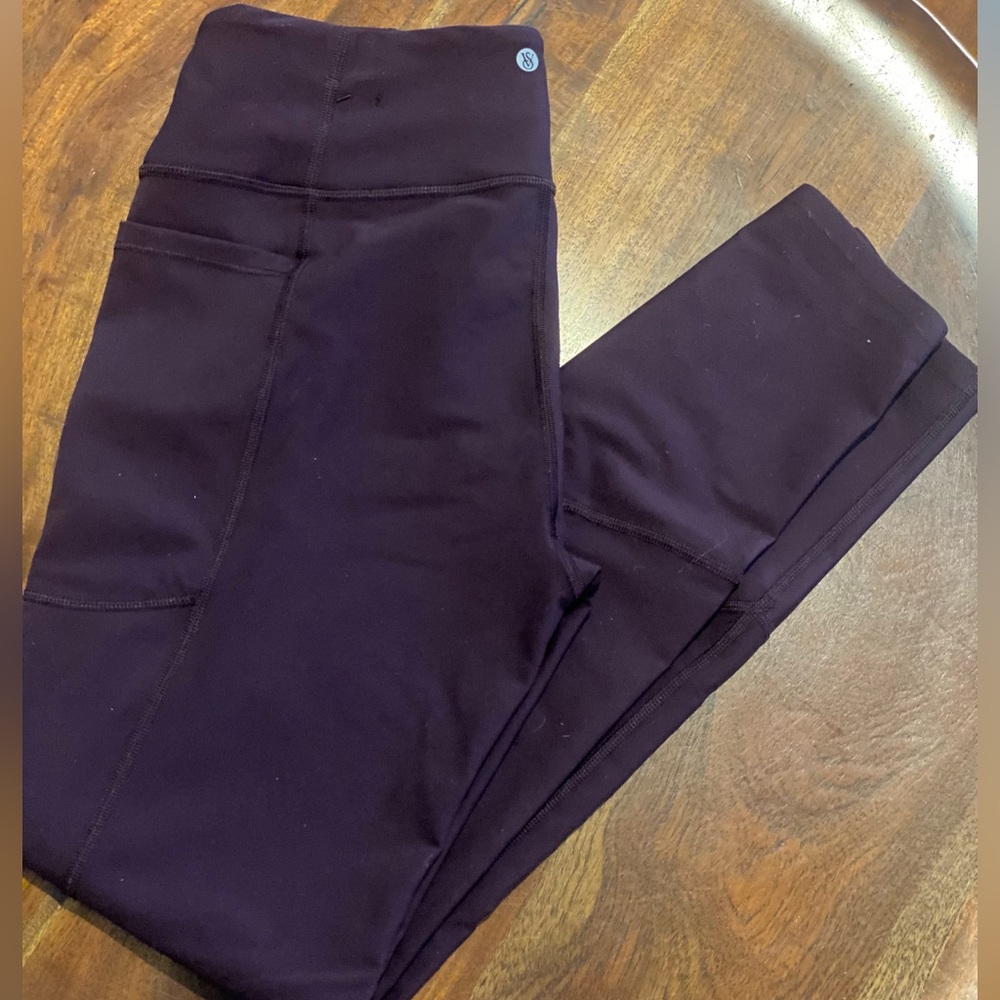 NWOT Victoria's Secret Purple high waist activewear leggings